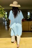 Made in Italy Milo Cotton Slouch Sac Dress Sky